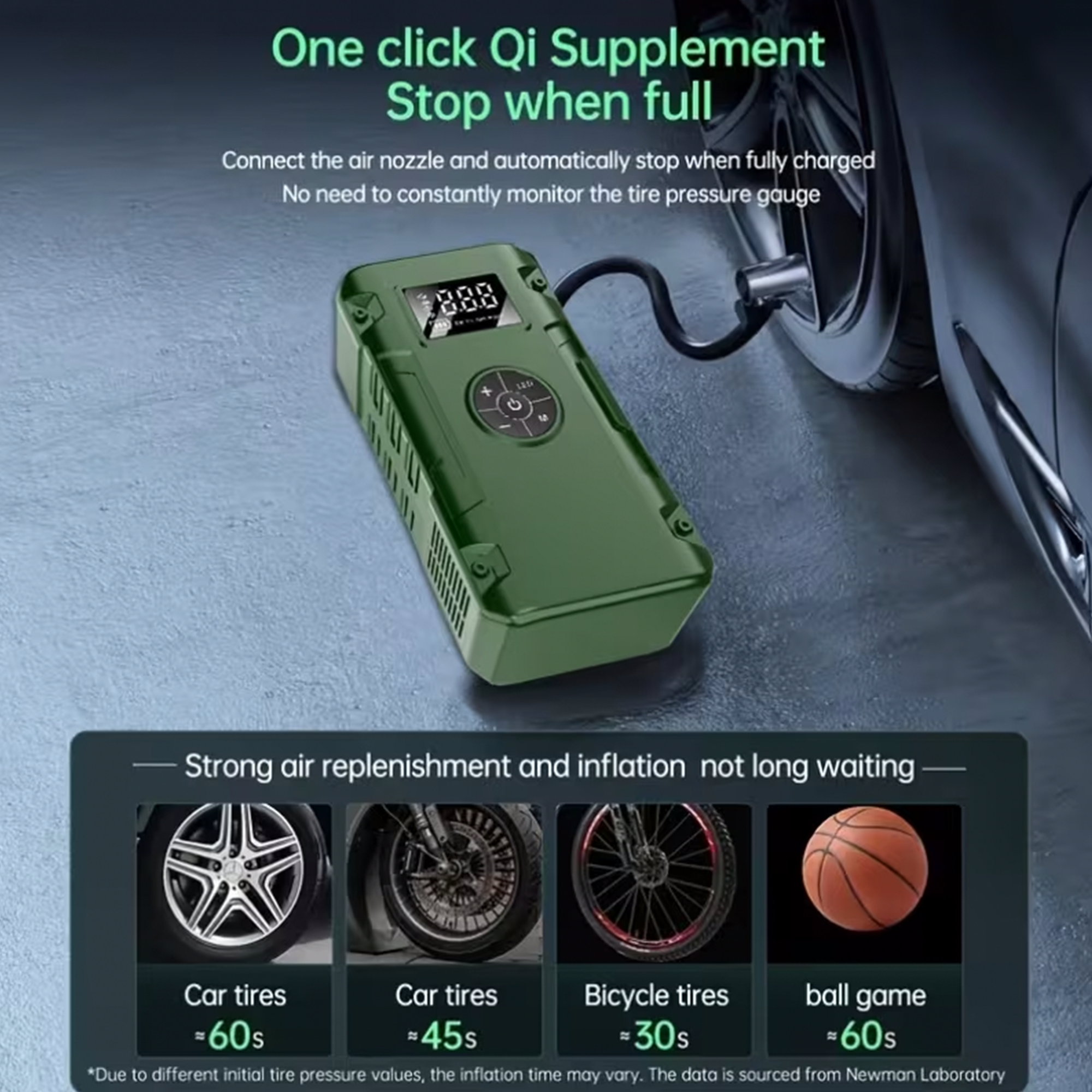 Portable Jump Starter with Air Compressor 10000A &amp; 150PSI Digital Tire Inflator for 12V Car Battery Emergency Use